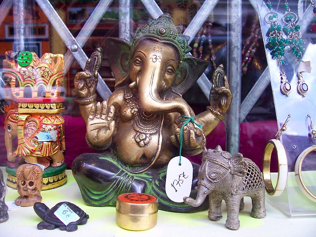 Eléphant Ganesha des Richesses de l'Inde rue Saint Malo à Rennes